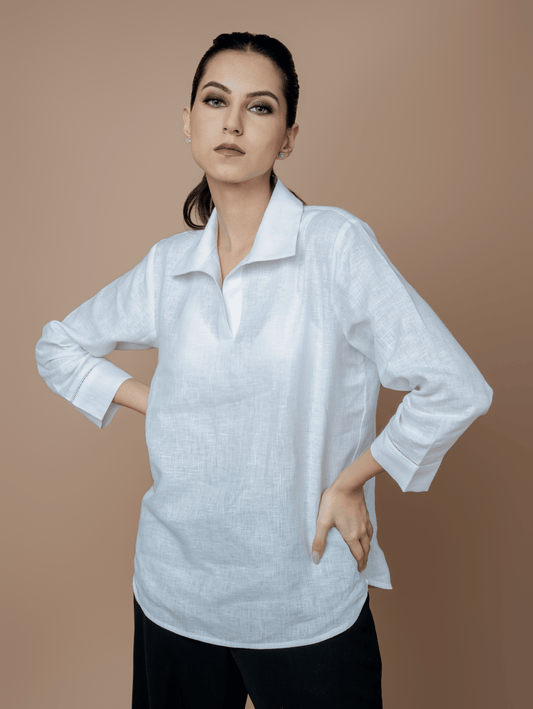 Formal Three-fourth Sleeves Shirt