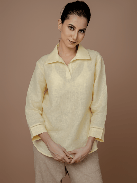 Formal Three-fourth Sleeves Shirt