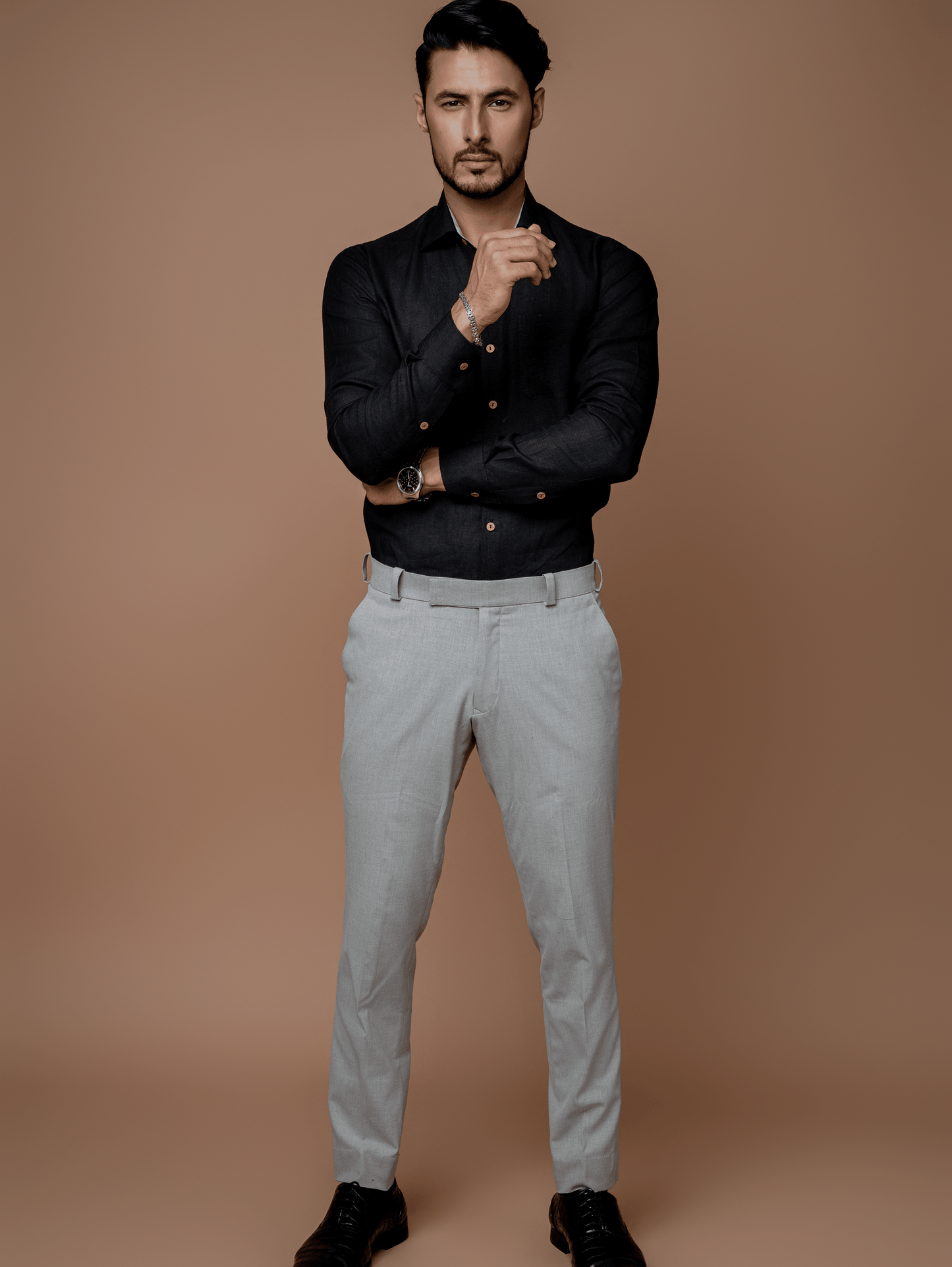 Formal Full Sleeves Linen Shirt