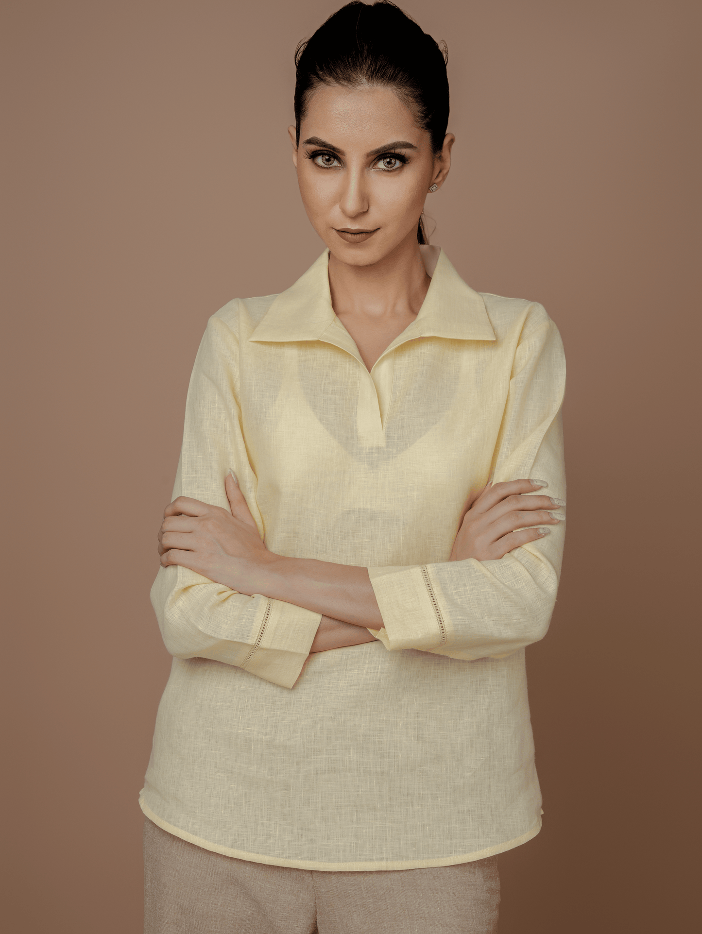 Formal Three-fourth Sleeves Shirt