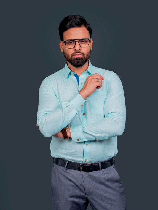 Formal Full Sleeve Linen Shirt