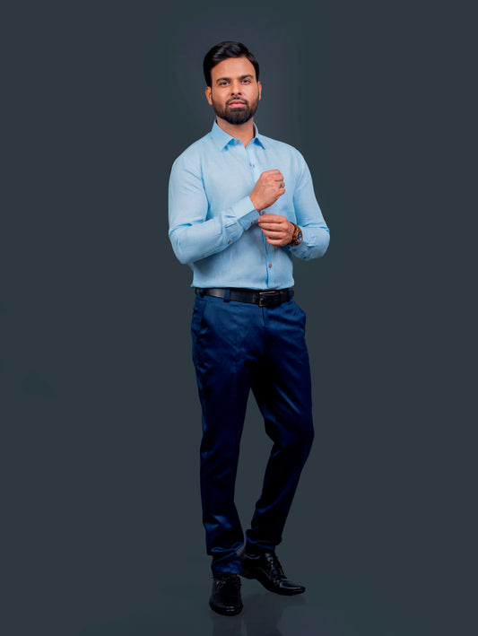 Formal Full Sleeve Linen Shirt