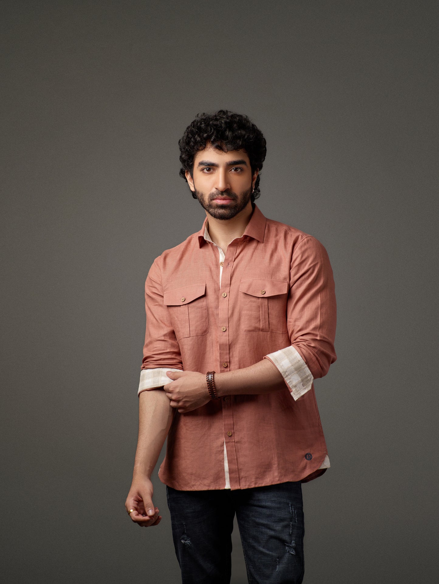 Linen Casual half sleeve shirt