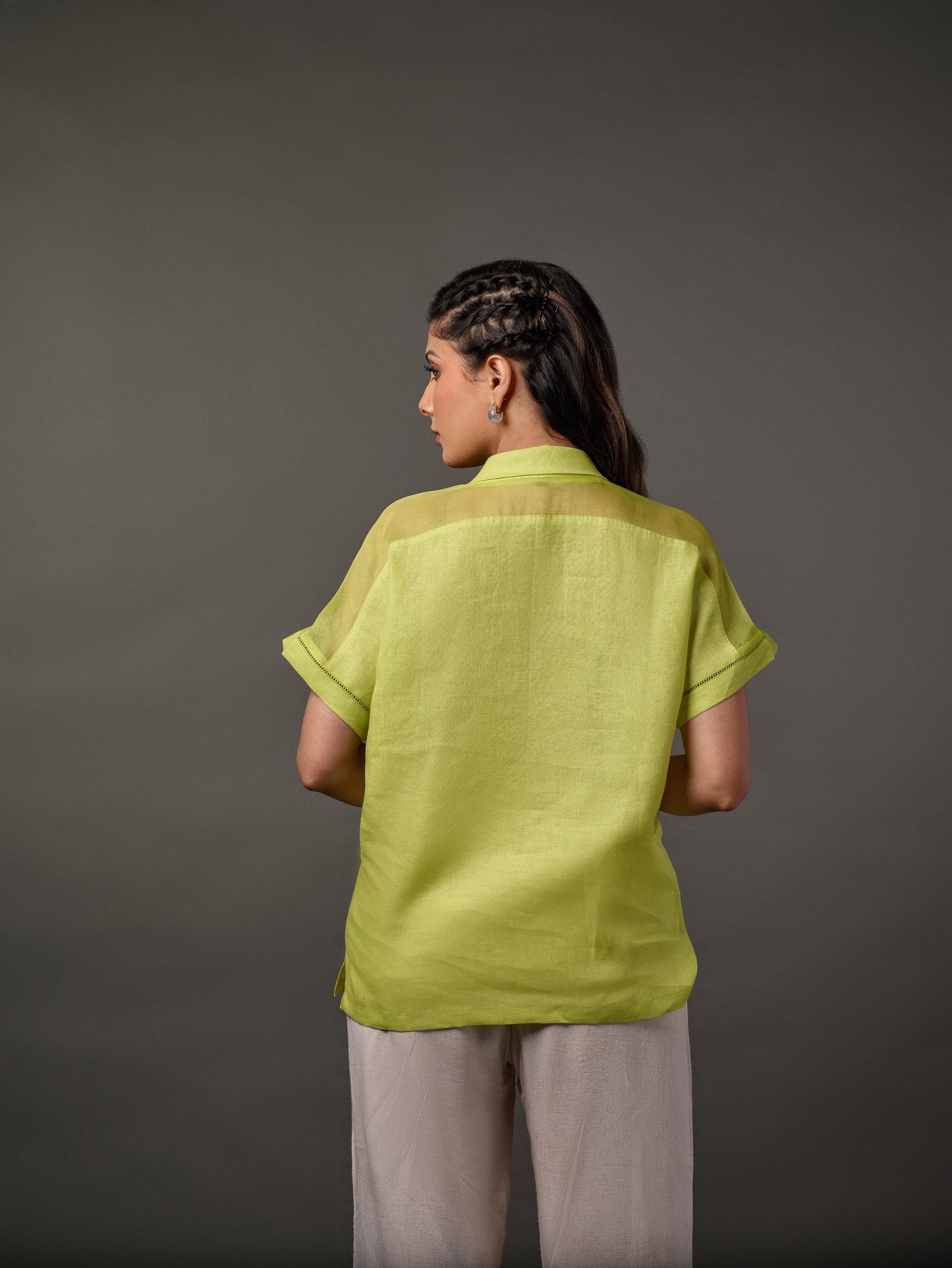 Linen women top