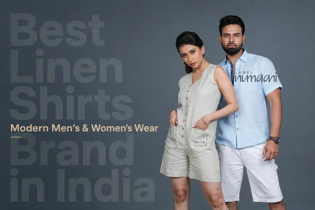 Male & Female Model with Linen Clothes - Best Linen Shirts Brand in India