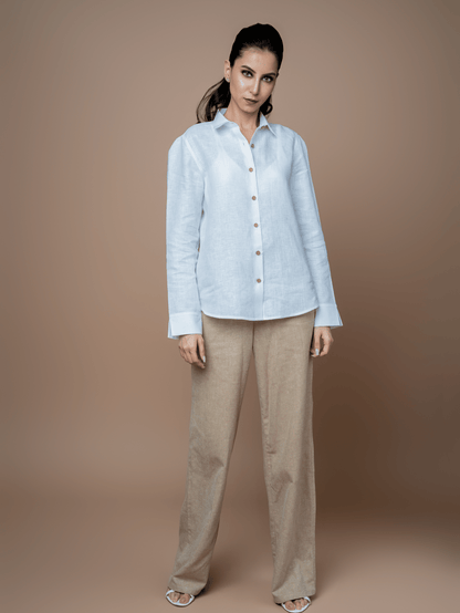 Formal Full Sleeves Linen Shirt