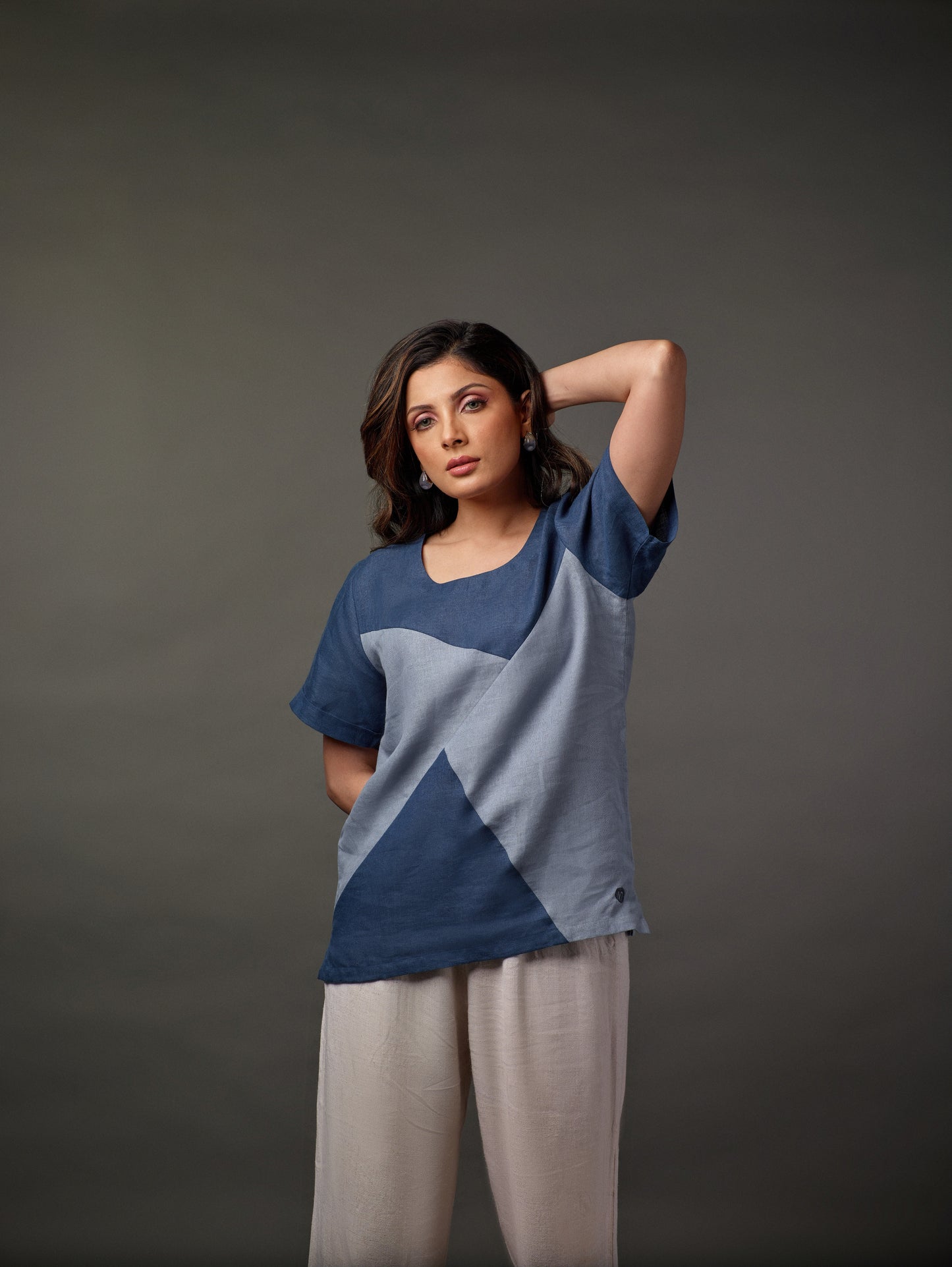 Linen top for women