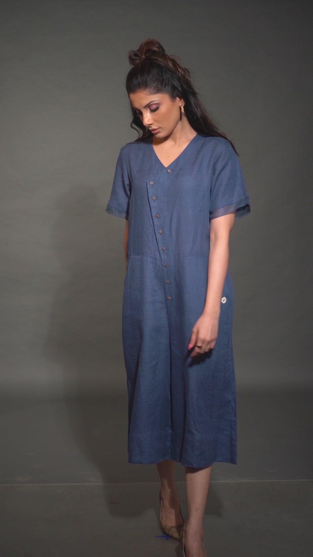 Women linen jumpsuit wear